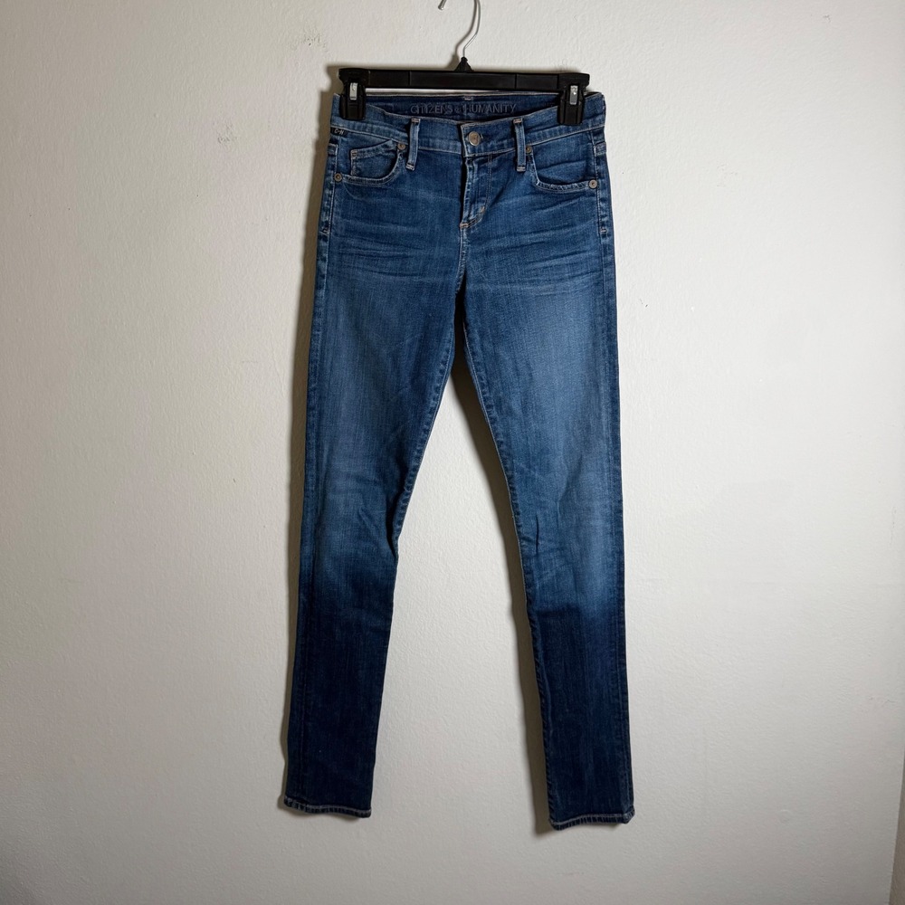 Citizens of Humanity Avedon Low Rise Ultra Skinny Jeans Blue Size 28 1300B-372